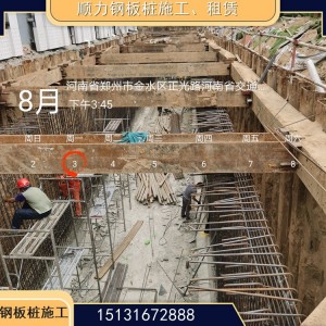钢板桩施工工艺 内施工设计 一站式服务 顺力基础工程